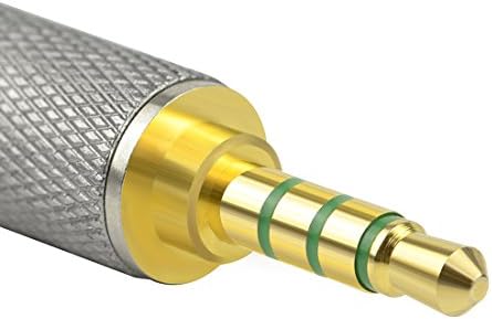 GEEKRIA Apollo 2.5mm Male to 3.5mm Female Convert Adapter, 2.5mm Male Balanced 4 Ring Connector, 3.5mm Female Balanced 4 Ring Jack - Gold Plated Audio Adapter