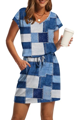 Summer Dresses for Women 2026 Beach Vacation Casual Dresses Midi Sun Dress Maxi Dress Sundresses for Women M