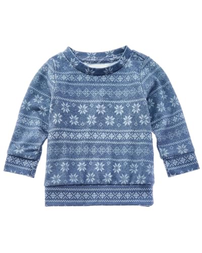 Sol Angeles Indigo Fair Isle Pullover
