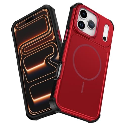 Coque Samsung Galaxy A37 5G antichoc en silicone rouge avec anneau magnétique