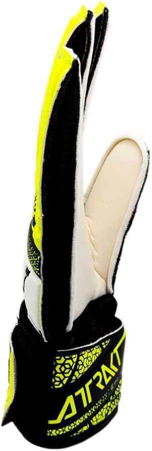 Reusch Attrakt Junior Goalie Gloves, Soccer Goalkeeper Gloves Breathable, Flexible, Durable, for Artificial Grass & Hard Surfaces, Kids, Youth