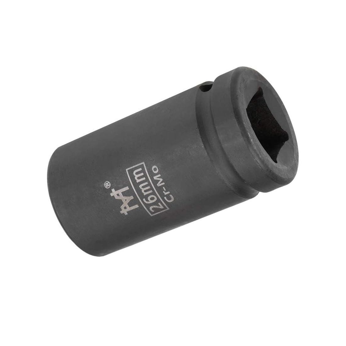 Unifizz 3/4 Inch Drive - 26mm Deep Impact Socket with 6 Point Design, Heat-Treated Cr-V Steel 78mm Length, Metric Sizes