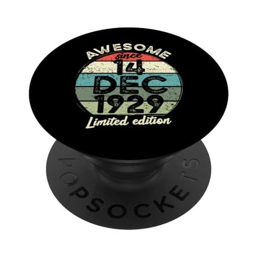 14 diciembre 1929 95 cumpleaños 95 años [year] Cumpleaños PopSockets PopGrip Intercambiable