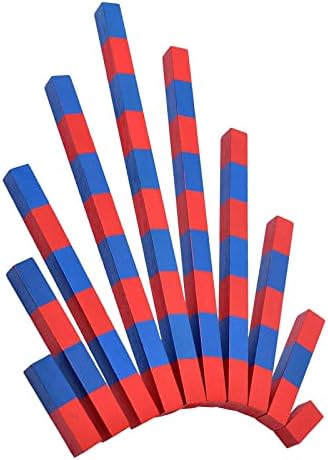 Wooden Montessori Numerical Rods Counting Rods Practical for Part...