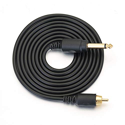 2m 79 Inches Premium Quality Silicone Soft Thick Tattoo RCA Cord for Tattoo Power Supply Machine Clip Cord Supply