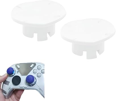 Directional Pad Cap Compatible with Flydigi APEX 4 Replacement Cross Key Cover, Durable Rubber Design for Enhanced Gaming Control White