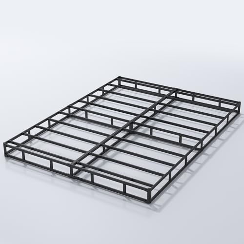 Aldrich 5 Inch Heavy Duty Metal Box Spring Mattress Foundation 3000Lbs Max Weight Capacity/Non-Slip/No Noise/Easy Assembly/Easy Clean Cover,Queen thumb #8