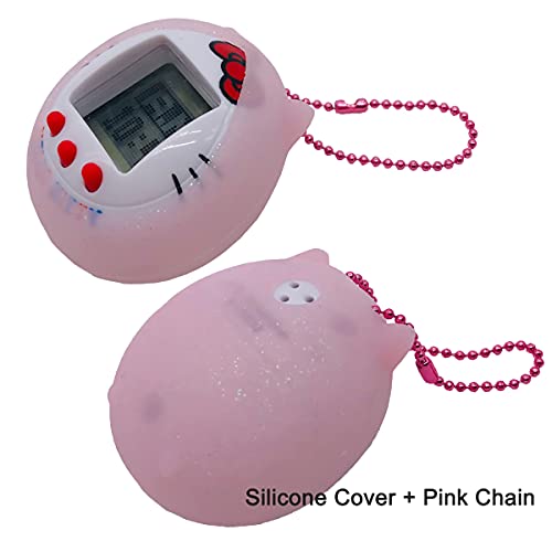 Image of Silicone Cover Case for Tamagotchi Hello Kitty Pet with Ball Chain