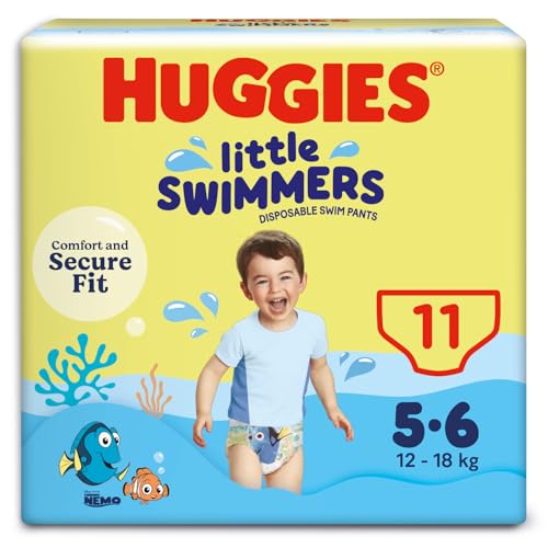 Huggies Little Swimmers Swim Pants Size 5-6 12kg-18kg, 26lb-40lb 11 Pants