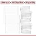 Mr. Pen- Standard Tagging Gun Fasteners, 3 Inch, 5000 pcs, White, Tag Gun Refills