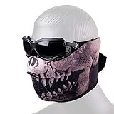 Crosman 80009 Predator Protection Set With Military Style Airsoft Goggles And Reversible Neoprene Half-Mask