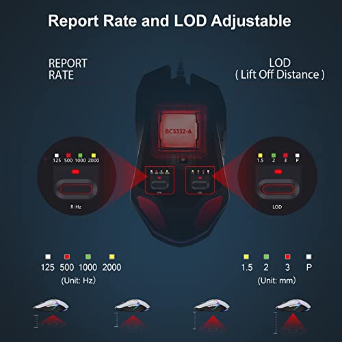 Ratón para Juegos Bloody W60Max de 2000 Hz con Botones Programables 4