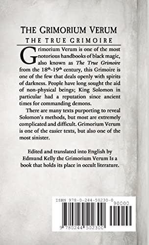 The Grimorium Verum ,The True Grimoire