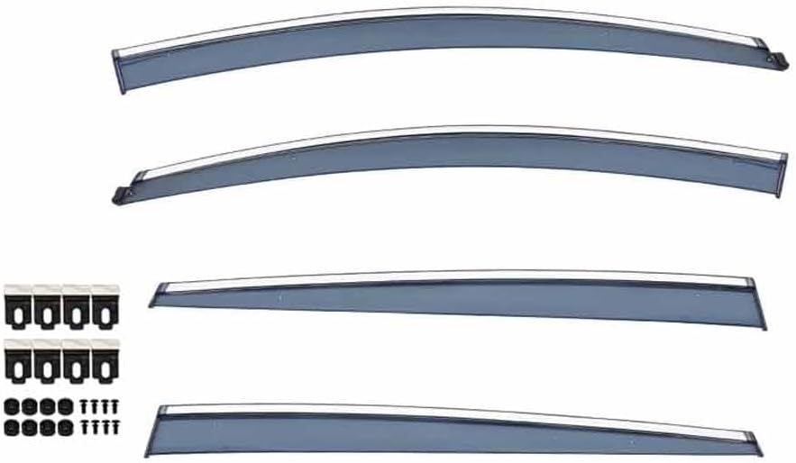 Car Windshield Rain Guards for Toyota EZ/Verso MK1-AR20 2009-2018, Front Rear Window Wind Deflectors Visors Waterproof Deflector Windows Exterior Accessories