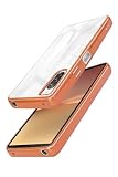 叶kanae カナエ Xperia 10 v クリアケース SO-52D SOG11 ケース カバー サイドメッキ加工 クリア ケース ローズ×クリア 1個入り