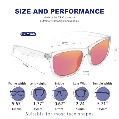 Image of Polarized Sunglasses for Women and Men, Fishing Driving Sun Glasses UV Glare Protection RFS8201