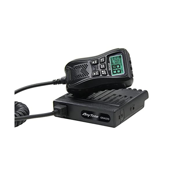 AnyTone CB TRANSCEIVER Graces in Small Size with CTCSS Tone and DCS Code Black