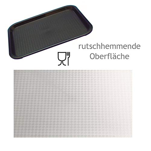 Serviertablett Kerafactum aus Kunststoff mit rutschhemmender Oberfläche