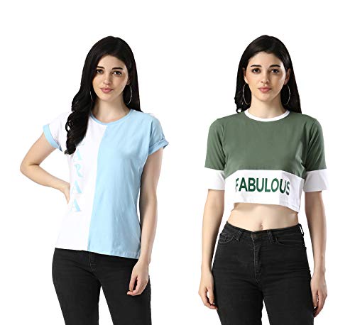 Image of DHRUVI TRENDZ Women's Regular Fit TOP