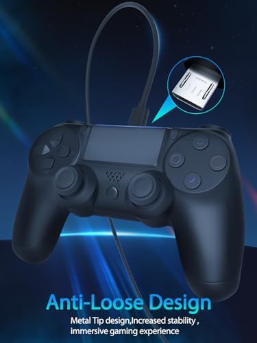 SCOVEE PS4 Controller Charging Cable Compatible with Xbox One Controller,PS4 Charger Cord for PlayStation-4,PS 4 Slim/Pro,Dualshock 4,Fire Stick,Game Accessories Micro-USB Data Cord for X-Box One S/X - 3
