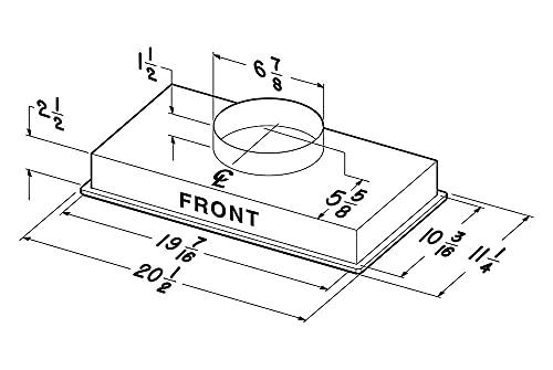 image for Broan-NuTone Elite 27.6-inch Custom Power Pack Range Hood Insert with 