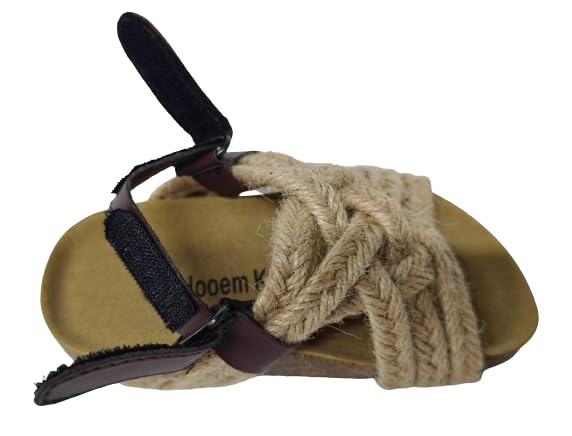 Kids Rope Sandals, Breathable, Comfortable, Outdoor, Non-Slip, Hook and Loop Closure4