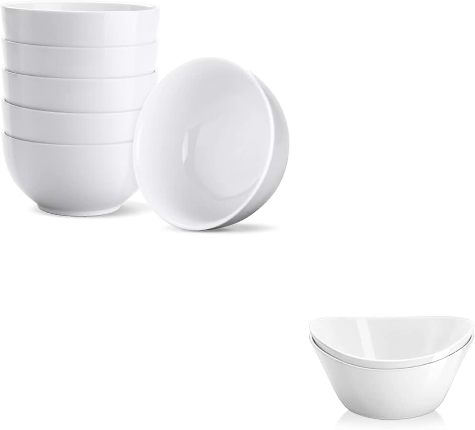 40 oz Salad Bowls 10 oz Porcelain Bowls