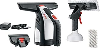 Bosch Cordless Window Vac GlassVAC (for Windows, Tiles, Mirrors and Shower, Running time: Approx. 35 Windows, in Carton Packaging)