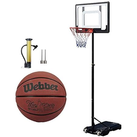 Amazon バスケットゴール 高さ調整可 室内 室外 屋内 屋外 バスケットボール 練習 ボール付き 高さ 155 210cm フィットネスクラブ ゴール