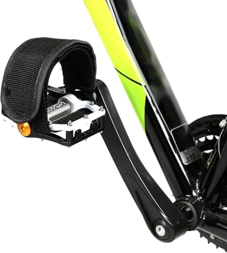 2Pcs Black Beam Strap Pedal Straps,Toe Clips Straps,Cycling Mountain Bike Foot Pedal Straps,Tape Cycling Parts and Components for Fixed Gear Bike,Pedals and Cleats - Thumbnail 4