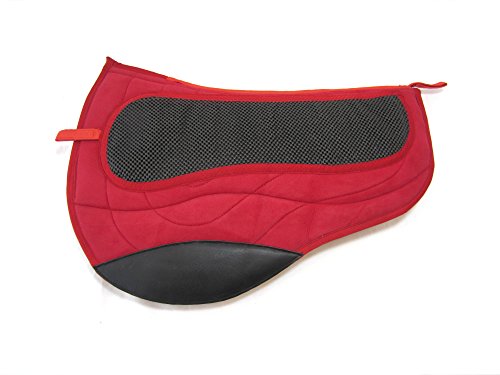 Foto von PS Pferdeartikel Kurzes Westernpad Round, Sandwichpad, 2 Kammern - Spezial Farbe braun