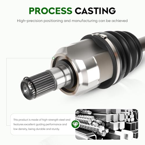 2PCs Front CV Axle Shafts Assembly Fit for Hyundai Sonata 2.4L L4 FWD 2011-2014, Automatic Transmission Only, [w/ABS Exc. Hybrid], Left and Right Side by Youxmoto - Image 4