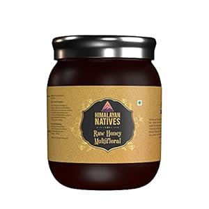 Himalayan Natives Multifloral Raw Honey 350g | 100% Pure and Natural | Unprocessed | Highly Nutritious | Rich in…