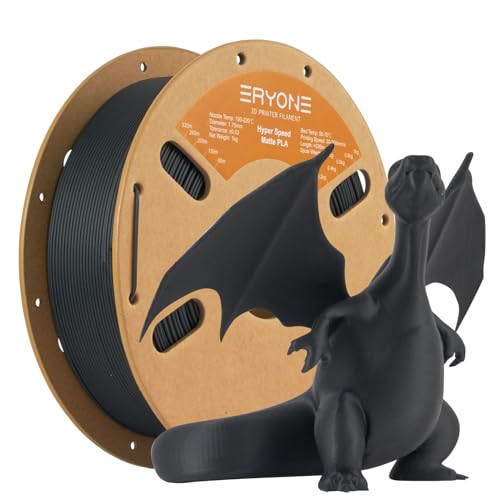 ERYONE Matte PLA Filament 1.75mm 1kg Black