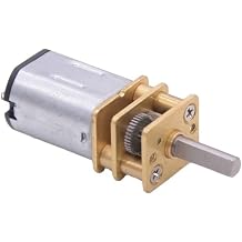 ELLANA Powered mini Tiny GA12-N20 Geat Motor, N20 3V DC Geared Motor, Low RPM Electric Pager Halloween Props Motor Torque Gear Size 1000rpm