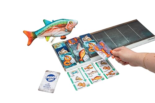 Order Up Fish Market Card Game - Fun Cooperative Family Board Game for Kids 8+, Fast Action Game Night by PlayMonster - Image 4