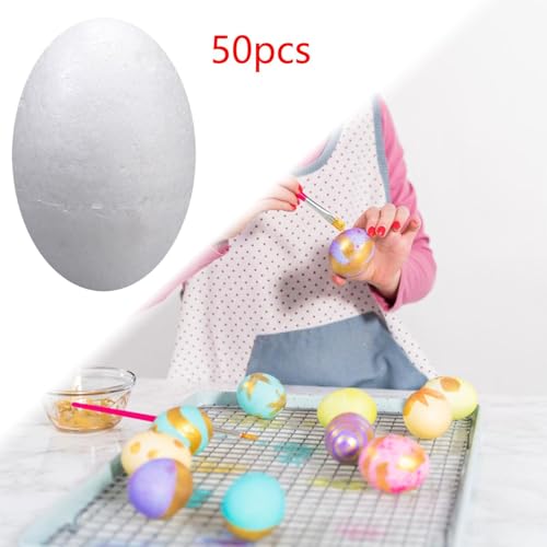 Badiman Ovos de espuma Ovos de Páscoa Decoração suave Ovos falsos Ovos de poliestireno para decoraçã