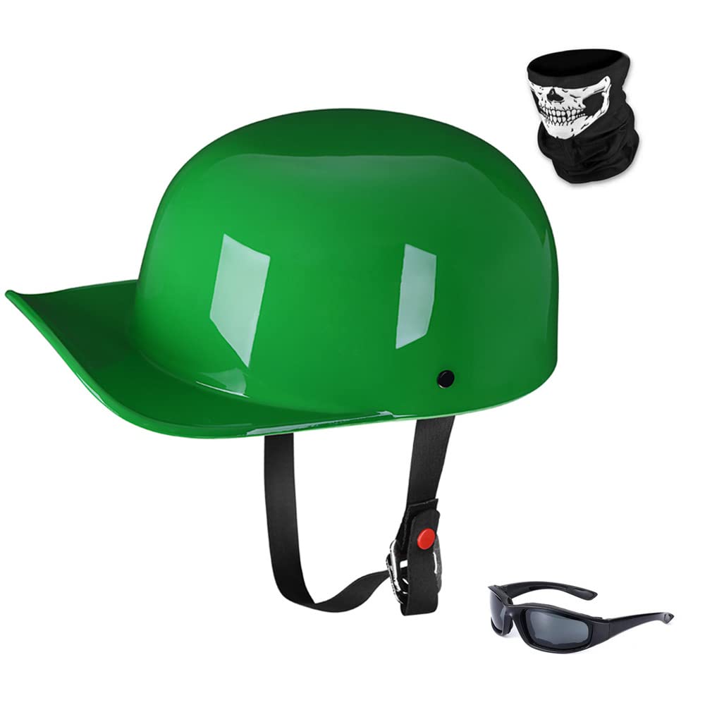 Woljay Vintage Open Face Motorcycle Helmet K1