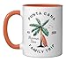 Punta Cana 2026 Dominican Republic Family Vacation Matching Ceramic Mug, Orange/White