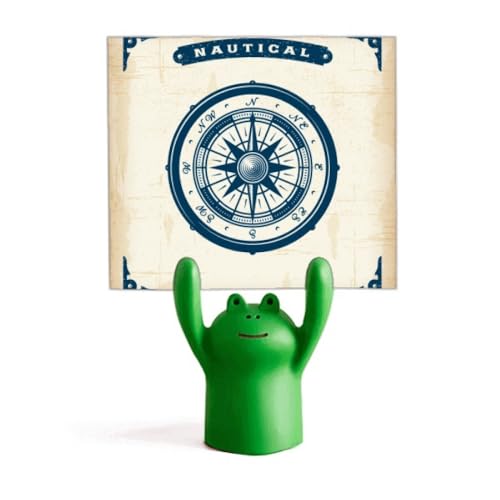 Boussole armée sur pince note grenouille rigolote le cadeau idéal pour fan de marine