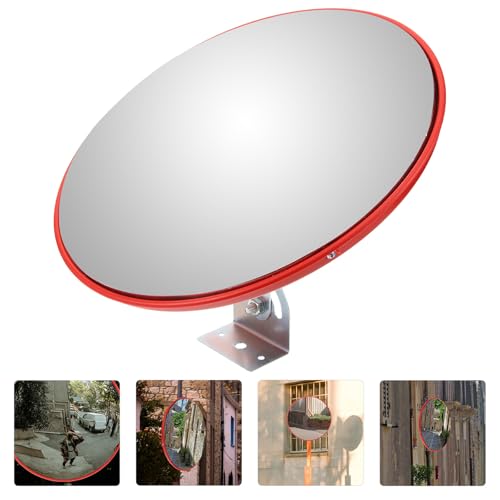 Espejo angular de 30 cm con visión de gran angular contra puntos ciegos 7