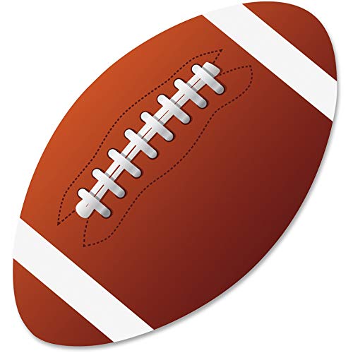 Ashley - 10031 Football Magnetic Whiteboard Eraser, Brown, White