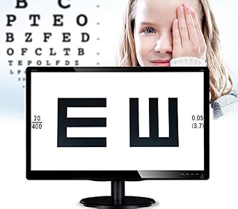 18.5" 47CM LCD Optical Digital Visual Acuity Chart 18.5-inch Eye Charts Inteligent Vision Chart Optometry Tester Projector AC100-240V