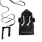 Ferret Hoodie Clothes | Adjustable Ergonomic Comfortable Costume - Ferret Costume and Leashes Set | for Hamster Chinchilla Rabbits Puppy Kitten Bunny Small Animal