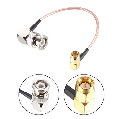 Cavo Angolo Dritto 4-20 Cavo Coassiale RG316 BNC A SMA - Angolo Destro, Bassa Perdita, Per Applicazioni RF Braccio Rega - Foto 11