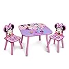 Delta children 2 included disney minnie mouse kids chair table 3 piece set multicolor  urban country home decor
