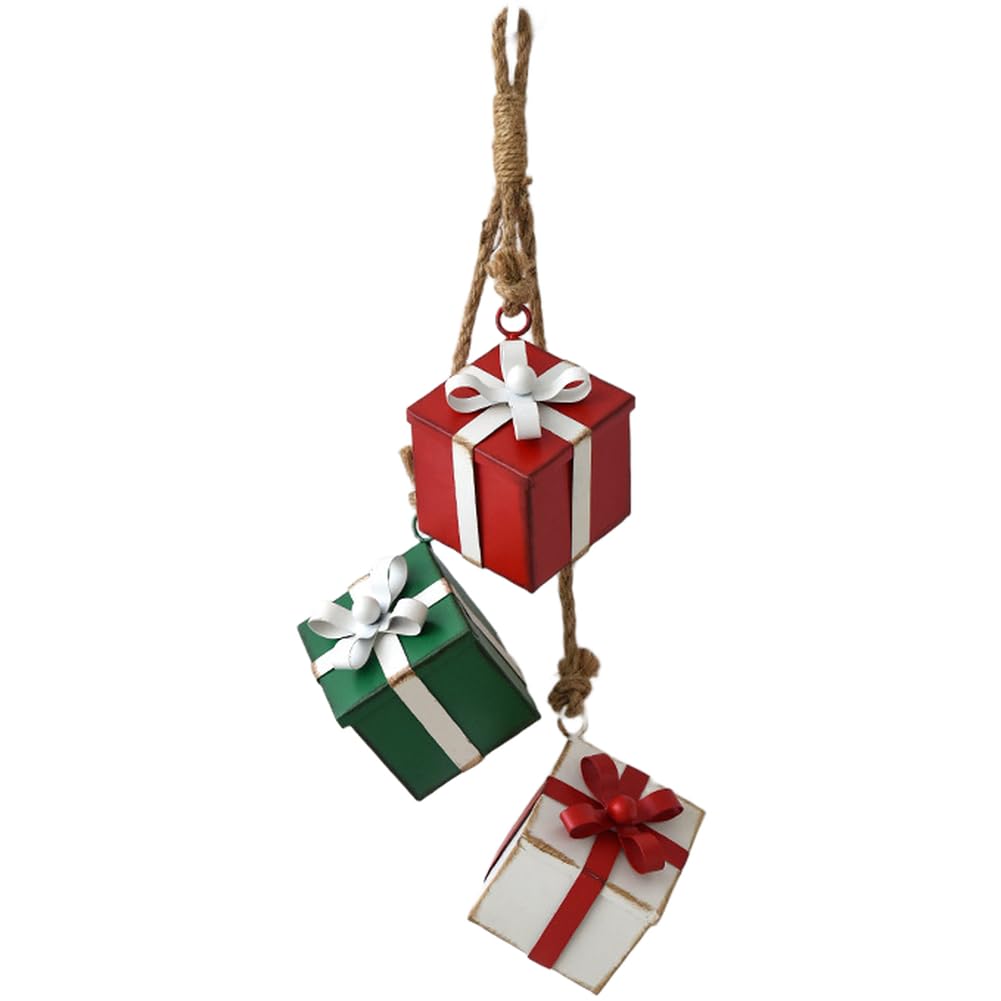 Décorations de sapin de Noël QOXEZY suspendre fenêtre maison