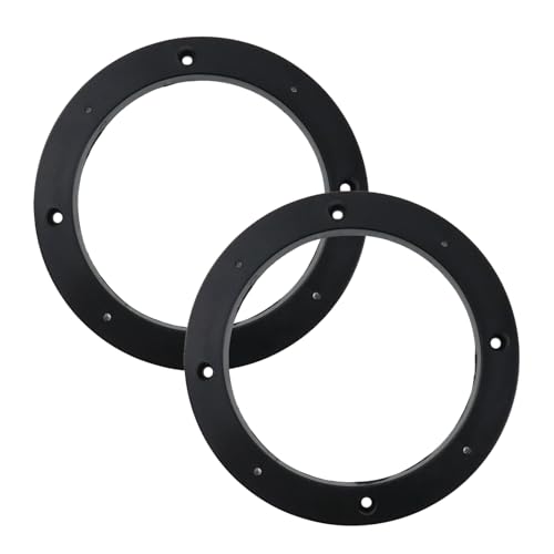 AUTUT 2 adaptadores espaciadores para altavoces estéreo de coche de 5 pulgadas y 0.5 pulgadas de profundidad