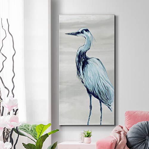 Renditions Gallery By The Sea Crane (2) Wall Art, Premium Gallery Wrapped Canvas Decor, Ready To Hang, 40 In H X 20 In W, Made In America Print (Azs-Wc12-42803-R-2040-Mk) #TOP2
