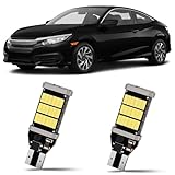 XFLHEHD 2PCS Civic LED Reverse Light Bulbs for 2013-2025 Honda Civic, 6500K White Super Bright Back up Lights, 2835 45-SMD Chipsets Error Free, Upgraded LED Backup Reverse Bulbs Replacement